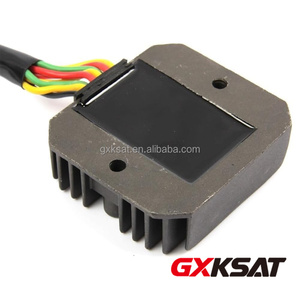 Régulateur de tension redresseur pour moto GXKSAT 10,5 V (batterie) / 14,2 V (éclairage) compatible avec <span class=keywords><strong>Honda</strong></span> <span class=keywords><strong>Goldwing</strong></span> GL1000 1975-1979 - Product Image 3