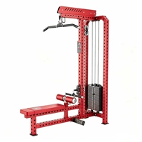 Máquina Multifuncional de Polea para Ejercicios de Tracción y Remo con Pila de Pesas Integrada para Gimnasio
