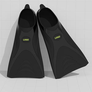 तरंग स्नॉर्कल डाइविंग प्रशिक्षण फ़्लिपर्स तैरने पैडल जूते छोटे स्विमिंग बतख फीट चौड़ा - Product Image 3