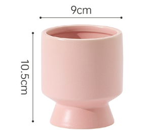 Nouvelles tendances, vase en céramique <span class=keywords><strong>de</strong></span> style piédestal rond en argent métallisé, décoration d'intérieur, <span class=keywords><strong>centre</strong></span> <span class=keywords><strong>de</strong></span> table, <span class=keywords><strong>pot</strong></span> <span class=keywords><strong>de</strong></span> fleurs - Product Image 5