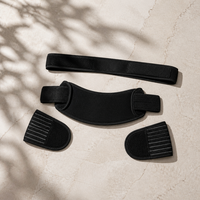 Ceinture de soutien de maternité professionnelle noire en maille respirante réglable pour soulager la pression pelvienne, bande de grossesse