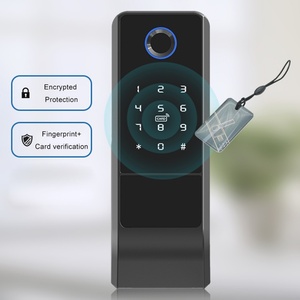 Cerradura Inteligente Digital para Puerta con Manija y Control por Aplicación WiFi Tuya, Cerradura Biométrica con Huella Dactilar - Product Image 4