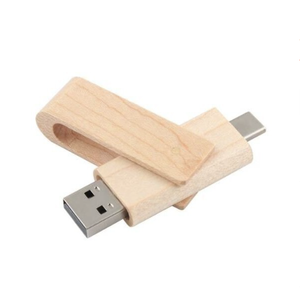 Gỗ Loại C OTG USB Flash <span class=keywords><strong>Drive</strong></span> 16GB ổ đĩa ngón tay cái bằng gỗ USB Stick Walnut tre Maple bút ổ đĩa thiết bị lưu trữ - Product Image 3