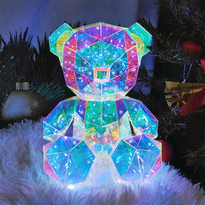 Navidad Día <span class=keywords><strong>de</strong></span> San Valentín Regalo Oso <span class=keywords><strong>de</strong></span> peluche decoraciones colorida luz <span class=keywords><strong>de</strong></span> noche Forma <span class=keywords><strong>de</strong></span> <span class=keywords><strong>unicornio</strong></span> LED Mesa lámpara <span class=keywords><strong>de</strong></span> noche iluminada - Product Image 4