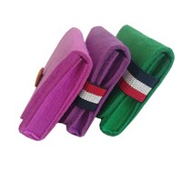 Dompet Ponsel Anti Maling Bahan Felt Custom, Tas Promosi dengan Ritsleting dan Kancing, Unisex, Merek Baiger, Warna/Ukuran Dapat Disesuaikan