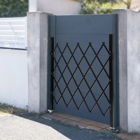 Barrière Extensible pour Chiens, Portillon Portable avec Roulettes, Barrière Pliable pour Animaux de Compagnie, Utilisation Intérieure/Extérieure, Contrôle des Foules