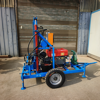 Plateforme de forage de puits d'eau hydraulique YIDE YD-100 25HP |   Machine de forage de puits portable de 120 m pour l'irrigation des terres agricoles