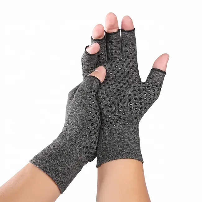 Gants de thérapie des mains pour l'arthrite par Massage magnétique sans doigts
