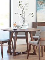 Table basse moderne en bois massif pour petit salon, au design épuré, idéale pour la réception et l'angle.