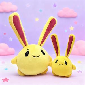 Vente en gros de lapins en peluche super doux jaunes, lapins porte-bonheur, jouets en peluche kawaii, superbes cadeaux - Product Image 2