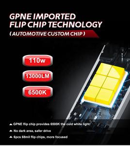 GPNE RS7 h4 ampoule de phare de voiture 110w haute puissance h11 h7 - Product Image 2