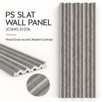 Revêtement décoratif PS facile à installer pour les murs résidentiels et les intérieurs hôteliers