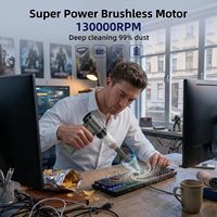 Souffleurs à air comprimé sans fil portatifs pour feuilles, ventilateur turbo puissant, souffleur de neige, équipement de refroidissement nettoyable