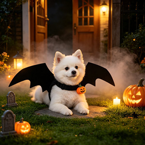 Costume d'<span class=keywords><strong>Halloween</strong></span> <span class=keywords><strong>pour</strong></span> chat, costumes d'<span class=keywords><strong>Halloween</strong></span> <span class=keywords><strong>pour</strong></span> petits chiens, ailes <span class=keywords><strong>de</strong></span> chauve-souris avec clochette citrouille, accessoires <span class=keywords><strong>de</strong></span> déguisement <span class=keywords><strong>pour</strong></span> animaux <span class=keywords><strong>de</strong></span> compagnie <span class=keywords><strong>pour</strong></span> fête d'<span class=keywords><strong>Halloween</strong></span> - Product Image 3