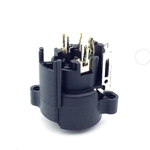 Connecteur combiné horizontal 3 cœurs <span class=keywords><strong>XLR</strong></span>-PJ-07 femelle avec <span class=keywords><strong>prise</strong></span> <span class=keywords><strong>jack</strong></span> stéréo 1/4 pouces et connecteur à poussoir – Fabricant - Product Image 3