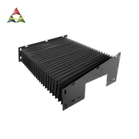 En plastique Couverture de Soufflet Accordéon Rails de Guidage CNC Machine Gardes