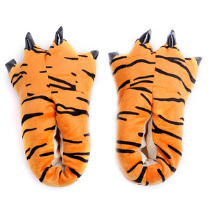 Nueva llegada cálido Animal lindo patas de peluche de juguete de dibujos animados de animales zapatillas de felpa zapatillas - Product Image 1