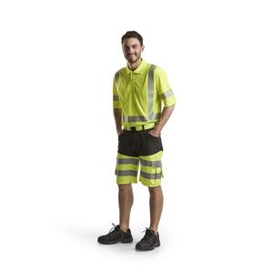 BLAKLADER - 342810133300XXXL Polo haute visibilité protégé contre les UV Jaune-EAN 7330509670811 HI-VIS WORKWEAR - Product Image 3