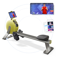 Máquina de Remo Portátil YPOO para Ejercicio Cardiovascular en Casa, con Generación de Electricidad Autónoma