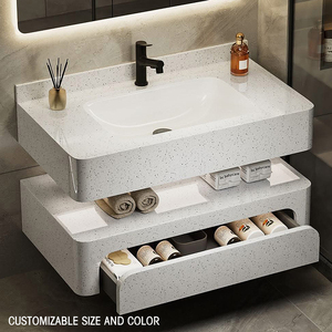 Lussuoso Specchio Intelligente Moderno in Marmo per Hotel, Lavabo da <span class=keywords><strong>Bagno</strong></span> a Parete Facile da Pulire, Colore Personalizzabile, Garanzia di 3 Anni, Marca OEM No - Product Image 2