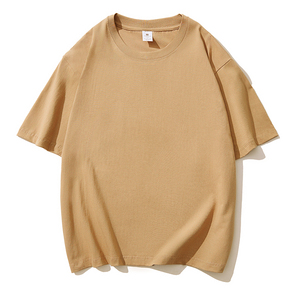 T-shirt tendance en coton pur à manches courtes, coupe oversize, tissu 220 grammes, anti-boulochage, décontracté, sérigraphie - Product Image 4