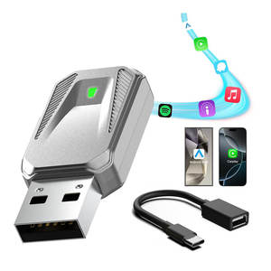 Adaptateur sans fil CarPlay et Android Auto sans latence, Dongle <span class=keywords><strong>USB</strong></span> Type C sans fil pour Mercedes W177, compatible Apple - Product Image 1