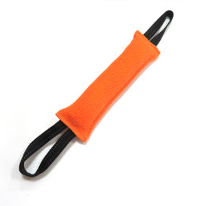 Mainan Gigit anjing peliharaan bahan kain tahan banting, mainan Tug of War dengan pegangan - Product Image 4