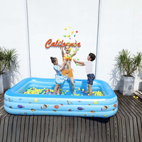 Piscine gonflable familiale de 260 cm, disponible en stock ou sur mesure, couleurs rose, vert, bleu, différentes tailles pour enfants et adultes