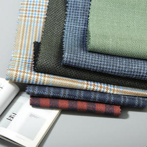 70 wol 30 poliester campuran setelan kain tahan kerut kain tenun tahan angin setelan jaket celana Khusus - Product Image 1