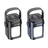 Batterie externe portable multifonction ultra-puissante en plastique pour l'extérieur, capacité 30 000 Ah, câbles intégrés, magnétique