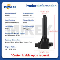 MIKEY FK0443 Engine Ignition Coils for Mitsubishi Outlander Eclipse Cross High Quality Auto Parts 1832A067 4J11 4J12 4B40