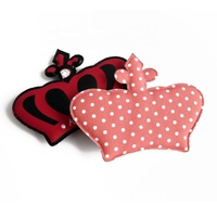 Barrettes à cheveux personnalisables en polyester/nylon auto-adhésives avec résistance à la chaleur et conception de ruban écologique