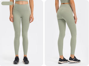 Nuevos <span class=keywords><strong>pantalones</strong></span> de fitness suaves para mujeres <span class=keywords><strong>sin</strong></span> líneas T Cintura alta Deportes Levantamiento de cadera <span class=keywords><strong>Pantalones</strong></span> de yoga elásticos Tamaño XS - Product Image 3