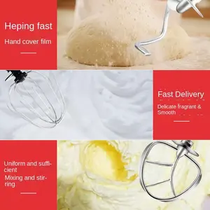 Mélangeur de farine électrique 4-5l Robot de Cuisine 1500w pâte de boulangerie appareils de Cuisine à domicile support mélangeur de nourriture