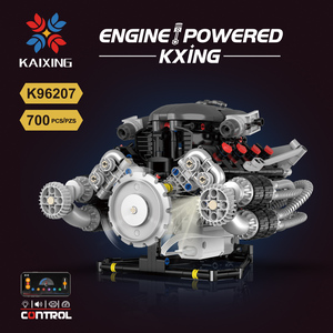 Set di Costruzioni Motore Supercar Valkyrie, Modello Giocattolo per Bambini 5-7 Anni, Kit di Costruzione STEM in Plastica ABS - Product Image 2