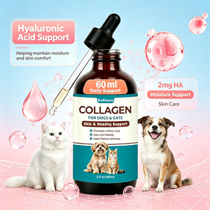 Collagen Liquid For Dogs Cats - Promotes Shiny Coat Reduces Shedding Itchiness Relief Joint Mobility Support Pet Health - Product Image 6
