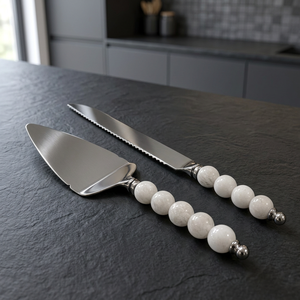 Juego de Cuchillos y Espátulas Modernos para Servir Postres, Pasteles, Reuniones Familiares, Restaurantes, Cafés y Ocasiones Especiales - Product Image 1