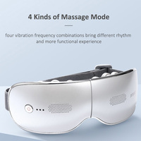 Masque de massage des yeux visible par vibration intelligente électrique pliable multifonction OEM avec compression de chaleur