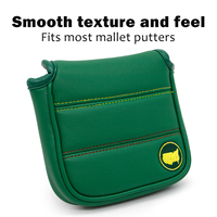 Housse de tête de club de golf personnalisée par le fabricant, en cuir PU, pour putter, avec fermeture magnétique