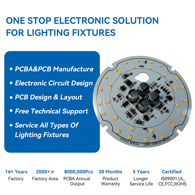 Light PCBA&PCB LED Control Board 10w Led Light Circuit Board 120v Emergency Light Moon Lamp Circuit Board for Flashlight Torch