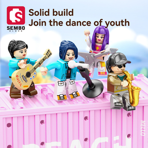 Sembo 281pcs unisex ABS khối xây dựng thiết lập lễ hội âm nhạc & xe nổi tiếng thế giới 714508 món quà hàng ngày mô hình đồ chơi - Product Image 2