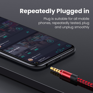 Eonline 1.5M Jack 3.5mm Audio Cable Nylon Braid 3.5mm Car AUX Cable Headphone Extension <strong>Code</strong> for Phone MP3 Car Headset Speaker - Product Image 5