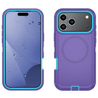 Coque de protection antichoc en TPU et PC Meracly pour iPhone 18, 17 Air, 16 Plus, 15 Pro Max avec clip ceinture – MOQ 500