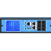 Unidad de Distribución de Energía (PDU) para Rack con 18 Salidas C13 y 6 Salidas C19 para Gabinete de Centro de Datos