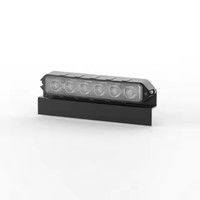 DC12/24V Quad Farben LED-Kühlergrill leuchten für Autos Oberflächen montage LED-Blitz warnleuchte High Bright
