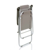 Chaise de plage pliable de haute qualité, légère, durable, moderne, en aluminium, portable, luxueuse, confortable, facile à transporter, avec accoudoirs