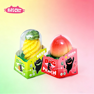 Crème glacée PoPI CAT à la combinaison d'<span class=keywords><strong>ananas</strong></span> <span class=keywords><strong>et</strong></span> de pêche, texture crémeuse <span class=keywords><strong>et</strong></span> onctueuse, dessert tropical rafraîchissant pour l'été - Product Image 6
