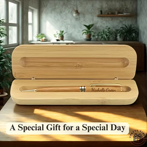 Scatole regalo personalizzate in <span class=keywords><strong>legno</strong></span> vuote per penne, graziose scatole per penne in <span class=keywords><strong>legno</strong></span>, incisione laser personalizzata per ufficio, espositore in <span class=keywords><strong>legno</strong></span> per penne - Product Image 1