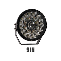 AURON Luz de Trabajo LED Redonda de Alta Calidad de 9 Pulgadas, 12V 42W, Color Blanco, 4x4 Todoterreno, DRL, para Camioneta, ATV, Coche, Motocicleta, Modificación/Actualización