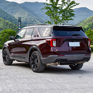 Cubiertas de accesorios de coche negras de fibra de carbono ABS, soporte de Panel de engranajes, Kits de carrocería, pegatina para <span class=keywords><strong>Ford</strong></span> <span class=keywords><strong>Explorer</strong></span> <span class=keywords><strong>2020</strong></span> - Product Image 6